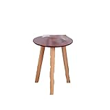 ACHVAC Small end Table Solid Wood Small Round...