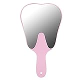 Dental Mirror Tooth Shaped Mirror Cute Handle...