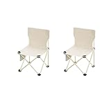 2 Pcs Outdoor Portable Camping Chair Travel...