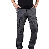 Cozirly Men's Casual Cargo Pants Cotton Relaxed...