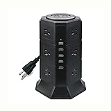 YTYZC Vertical Power Strip Tower Surge Protector...