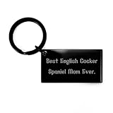 Funny English Cocker Spaniel Dog Keychain, Best...