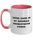 Gag Database administrator Gifts, Coffee Gives Me...
