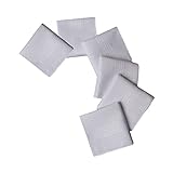 6Pcs Solid White Handkerchiefs Hankies Soft for...