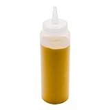 8 Ounce Squeeze Bottle, 1 With Lid - Precison...