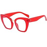 NEWADA Stylish Cat Eye Reading Glasses Women, HD...