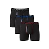Hanes Total Support Pouch Men's Boxer Briefs Pack,...
