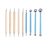 HOUSEHOLD CULTURE 9 Piece Dotting Tools Ball...