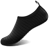 VIFUUR Water Sports Unisex Shoes Black - 9-10 W US...