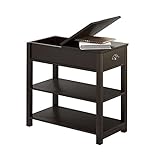 Multi-Functional Flip-Top End Table with Hidden...