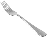 Amazon Basics Stainless Steel Dinner Forks with...
