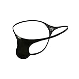 Azcode Mens T-Back Thongs Sexy Low Rise G-String...