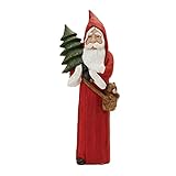 Melrose Santa with Christmas Tree Figurine,...
