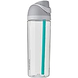 Owala FreeSip Clear Water Bottle with Straw for...