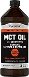 Piping Rock MCT Oil Liquid 16 fl oz | from Coconut...