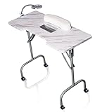 PROLJS Portable Nail Table with Folding Function...