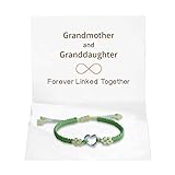 To My Granddaughter Forever Linked Bracelets And...