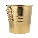 MJWDP 1PC 3L Stainless Steel Ice Bucket Thick...