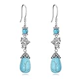 AOBOCO Turquoise Butterfly Jewelry for Women...