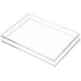 KAITELA Clear Acrylic Sheet 1/4' Thick (6mm), 2...