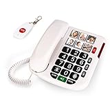 Big Button Landline Phone for Seniors with SOS...