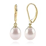 PAVOI 14K Yellow Gold Plated Freshwater Cultured...
