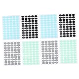 NUSITOU 8 Sheets Dot Sticker Colored Stickers...