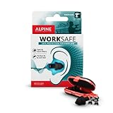 Alpine WorkSafe Reusable Ear Plugs - Hearing...