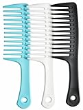 Wide Tooth Comb and Large Hair Detangling Comb,...