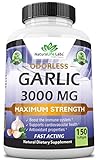Odorless Pure Garlic 3000 mg per Serving Maximum...