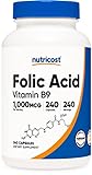 Nutricost Folic Acid (Vitamin B9) 1000 mcg, 240...