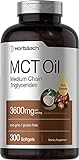 Keto MCT Oil Capsules | 3600 mg | 300 Softgels |...