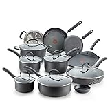 T-fal Ultimate Hard Anodized Nonstick Cookware Set...