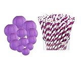Just Artifacts 112Pcs Assorted Purple Paper...