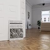 Disco Fever Retro Newspaper Print | Daily News...