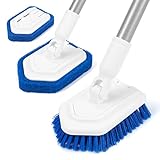 Tub and Tile Scrubber Brush, Shower Scrubber with...