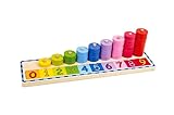 Montesori-Inspired Wooden Counting Toy Set for...