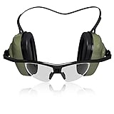 Eyesonic Ear Defenders with Safety Glasses for...
