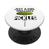 Just A Girl Who Loves Pickles PopSockets Swappable...