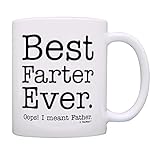 Fathers Day Mug for Dad Best Farter Ever Oops...