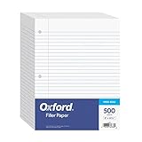 Oxford Filler Paper, 8 x 10-1/2 Inch Wide Ruled...