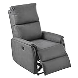 Electric Power Recliner Chair with USB Port,Fabric...
