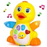 Yiosion Musical Flapping Yellow Duck Interactive...