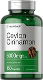 Ceylon Cinnamon Capsules | 6000 mg | 150 Count |...