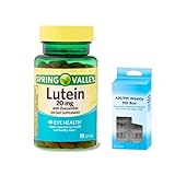Lutein with Zeaxanthin Dietary Supplement, 20 mg,...