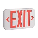 AmazonCommercial LED Emergency Exit Sign, UL...