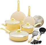 12-Piece Cookware Pots and Pans Set, PFAS Free,...