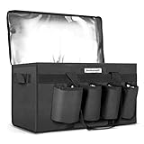 Homemell Large Insulated Bag with Drink Holder...