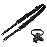 BOOSTEADY Two Point Sling with QD Swivel, Gun...