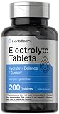Electrolyte Tablets | 200 Count | Vegetarian,...